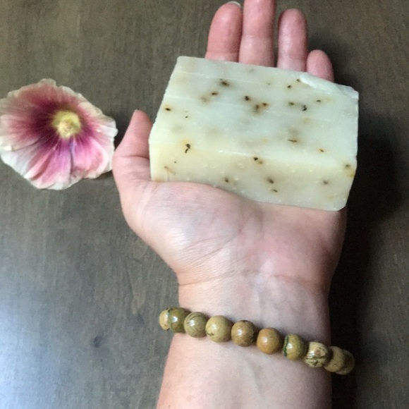Hand Crafted Other - Organic PEPPERMINT CANDY cold press bar soap